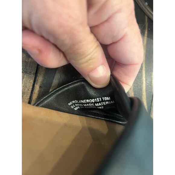 Steve Madden Faux Leather Studded Sandals Women 10 Preppy Wedding Neutral Summer - Picture 2 of 7